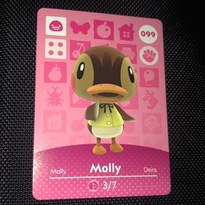 Animal Crossing amiibo - Molly - card 099